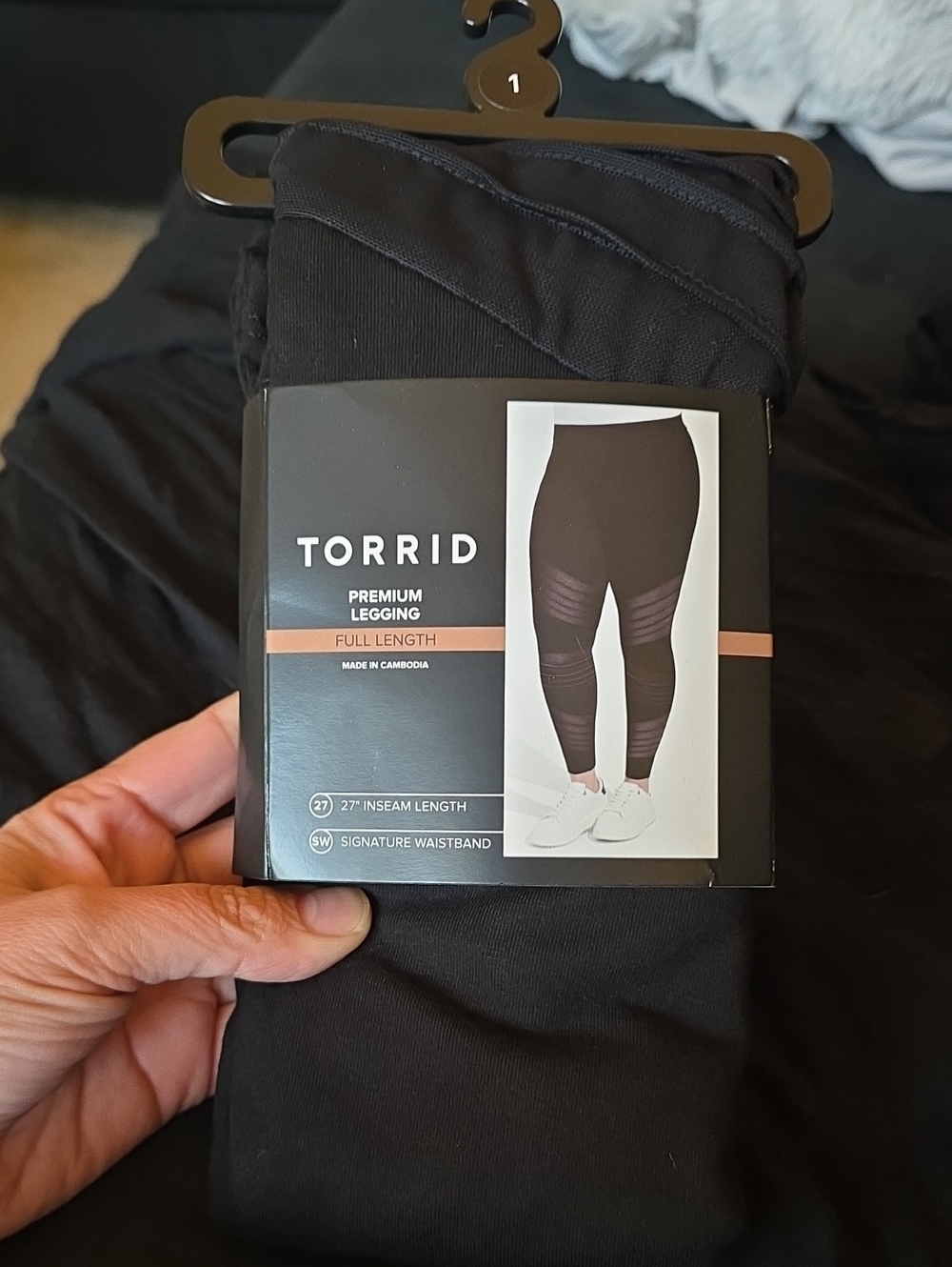 Torrid Premium Full-Length Mesh Flocked Leggings